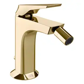 Змішувач для біде Ventaglio Gessi 72007-710 Brass PVD — вид спереду