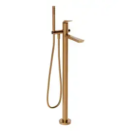 Змішувач для ванни Ventaglio Gessi 72028-726 Warm Bronze Br. PVD — вид спереду