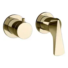 Змішувач для душу Ventaglio Gessi 72038-710 Brass PVD — вид на білому тлі