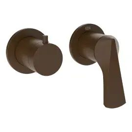 Змішувач для душу Ventaglio Gessi 72038-845 Dark Bronze — вид спереду