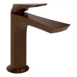 Змішувач для раковини Ventaglio Gessi 72051-845 Dark Bronze — вид спереду