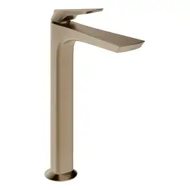 Змішувач для раковини Ventaglio Gessi 72053-149 Finox Brushed Nickel — вид на білому тлі
