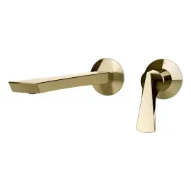 Змішувач для раковини Ventaglio Gessi 72088-710 Brass PVD — вид спереду