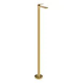 Змішувач для раковини Ventaglio Gessi 72095-727 Brass Brushed PVD — вид на білому тлі