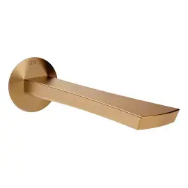 Вилив Ventaglio Gessi 72102-726 Warm Bronze Br. PVD — вид на білому тлі