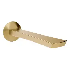 Вилив Ventaglio Gessi 72102-727 Brass Brushed PVD — вид на білому тлі