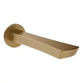 Вилив Ventaglio Gessi 72103-726 Warm Bronze Br. PVD — вид на білому тлі