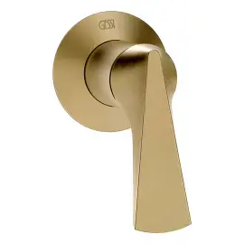 Змішувач прихованого монтажу Ventaglio Gessi 72109-727 Brass Brushed PVD — вид спереду