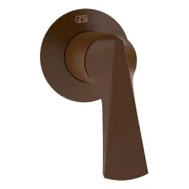 Змішувач прихованого монтажу Ventaglio Gessi 72109-845 Dark Bronze — вид на білому тлі