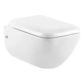 Підвісний унітаз Goccia Gessi 39113-518 WHITE  CERAMIC — вид на білому тлі