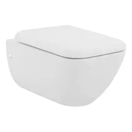 Підвісний унітаз Goccia Gessi 39113-531 MATT WHITE CERAMIC — вид на білому тлі