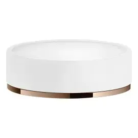 Мильниця Ventaglio Gessi 58525-030 COPPER PVD — вид на білому тлі