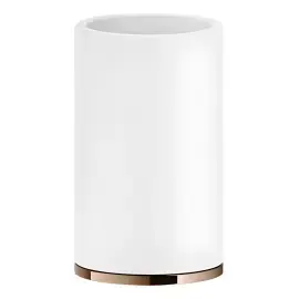 Склянка для зубних щіток Ventiglio Gessi 58531-030 COPPER PVD — вид на білому тлі