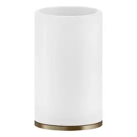 Склянка для зубних щіток Ventiglio Gessi 58531-791 Deep Bronze Brushed PVD — вид спереду