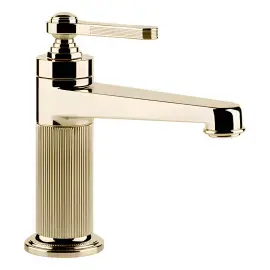Змішувач для раковини Venti20 Gessi 65002-710 Brass PVD — вид на білому тлі