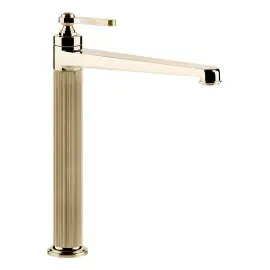 Змішувач для раковини Venti20 Gessi 65004-710 Brass PVD — вид на білому тлі