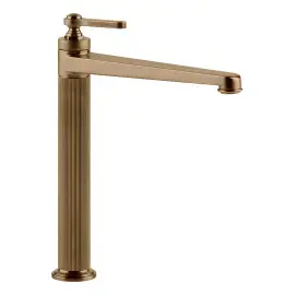 Змішувач для раковини Venti20 Gessi 65004-791 Deep Bronze Brushed PVD — вид спереду