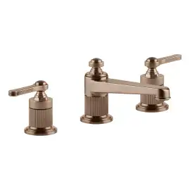 Змішувач для раковини Venti20 Gessi 65013-708 Copper Brushed PVD — вид на білому тлі