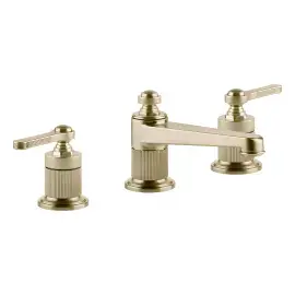 Змішувач для раковини Venti20 Gessi 65013-727 Brass Brushed PVD — вид спереду