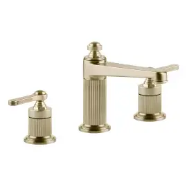 Змішувач для раковини Venti20 Gessi 65014-727 Brass Brushed PVD — вид спереду
