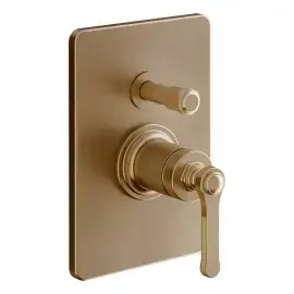 Змішувач для душу Venti20 Gessi 65079-791 Deep Bronze Brushed PVD — вид спереду