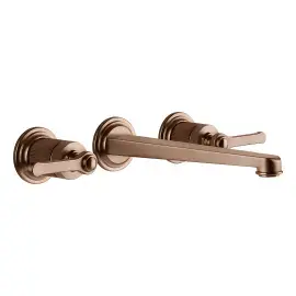 Змішувач для раковини Venti20 Gessi 65090-708 Copper Brushed PVD — вид спереду