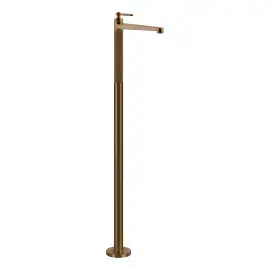 Змішувач для раковини Venti20 Gessi 65095-791 Deep Bronze Brushed PVD — вид спереду