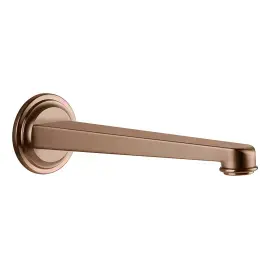 Вилив Venti20 Gessi 65102-708 Copper Brushed PVD — вид на білому тлі