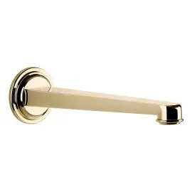 Вилив Venti20 Gessi 65102-710 Brass PVD — вид на білому тлі