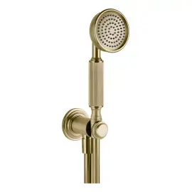 Душовий комплект Venti20 Gessi 65123-727 Brass Brushed PVD — вид на білому тлі