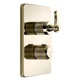 Змішувач для душу Venti20 Gessi 65135-710 Brass PVD — вид на білому тлі
