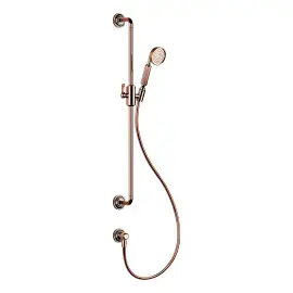 Душовий гарнітур Venti20 Gessi 65142-030 COPPER PVD — вид на білому тлі