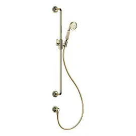 Душовий гарнітур Venti20 Gessi 65142-710 Brass PVD — вид на білому тлі