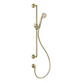 Душовий гарнітур Venti20 Gessi 65142-727 Brass Brushed PVD — вид спереду