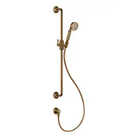 Душовий гарнітур Venti20 Gessi 65142-791 Deep Bronze Brushed PVD — вид на білому тлі