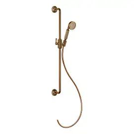 Душовий гарнітур Venti20 Gessi 65144-791 Deep Bronze Brushed PVD — вид на білому тлі