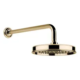 Верхній душ Venti20 Gessi 65148-710 Brass PVD — вид на білому тлі