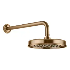 Верхній душ Venti20 Gessi 65148-726 Warm Bronze Br. PVD — вид на білому тлі