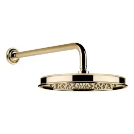 Верхній душ Venti20 Gessi 65149-710 Brass PVD — вид на білому тлі