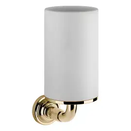 Склянка для зубних щіток Venti20 Gessi 65407-710 Brass PVD — вид на білому тлі