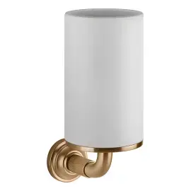 Склянка для зубних щіток Venti20 Gessi 65407-726 Warm Bronze Br. PVD — вид на білому тлі