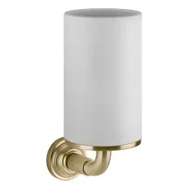 Склянка для зубних щіток Venti20 Gessi 65407-727 Brass Brushed PVD — вид спереду