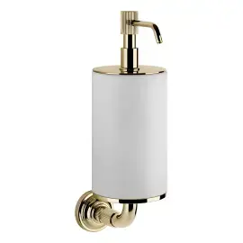 Дозатор для рідкого мила Venti20 Gessi 65413-710 Brass PVD — вид на білому тлі