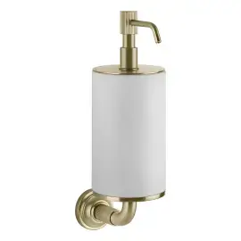 Дозатор для рідкого мила Venti20 Gessi 65413-727 Brass Brushed PVD — вид спереду