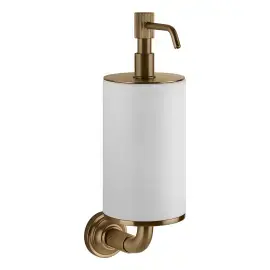 Дозатор для рідкого мила Venti20 Gessi 65413-791 Deep Bronze Brushed PVD — вид спереду