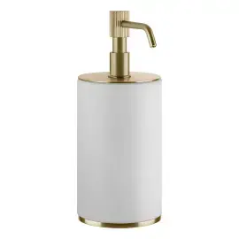 Дозатор для рідкого мила Venti20 Gessi 65437-727 Brass Brushed PVD — вид спереду