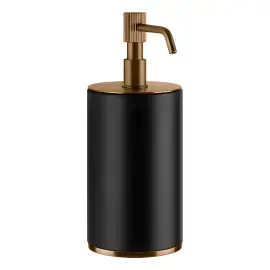 Дозатор для рідкого мила Venti20 Gessi 65438-791 Deep Bronze Brushed PVD — вид спереду