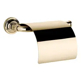 Тримач для туалетного паперу Venti20 Gessi 65449-710 Brass PVD — вид на білому тлі