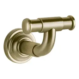 Гачок Venti20 Gessi 65521-727 Brass Brushed PVD — вид на білому тлі