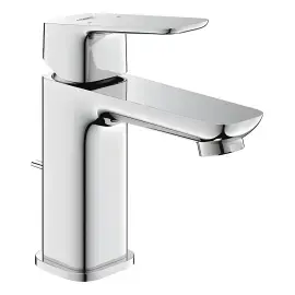 Змішувач для раковини з донним клапаном Cubeo, розмір S Grohe 1016940000 Chrome — вид на білому тлі